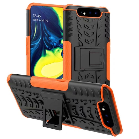 Iskunkestävä Suojakuori Samsung Galaxy A80 (SM-A805F)  - oranssi