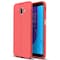 Nahkakuvioitu TPU kuori Samsung Galaxy J6 Plus (SM-J610F)  - punainen