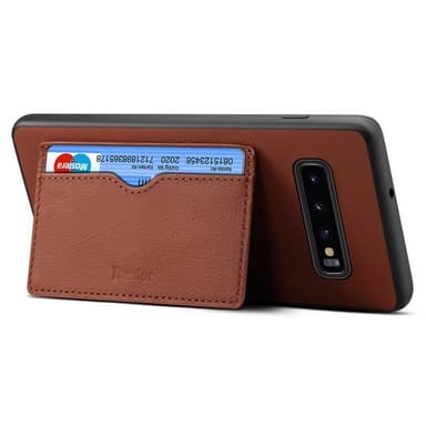 Denior-nahkakotelo, korttipaikka Samsung Galaxy S10 Plus (SM-G975F) -