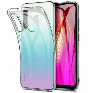 Silikonikotelo läpinäkyvä Xiaomi Redmi Note 8T