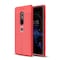 Nahkakuvioitu TPU kuori Sony Xperia XZ2 Premium (H8166)  - punainen