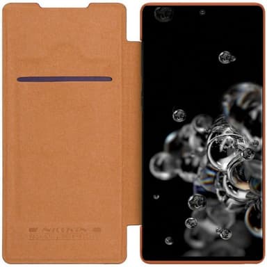 Nillkin Qin FlipCover Samsung Galaxy S20 Ultra (SM-G988F)  - ruskea