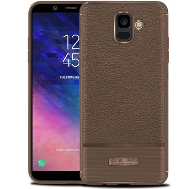 Rugged Armor TPU kuori Samsung Galaxy A6 2018 (SM-A600F)  - ruskea