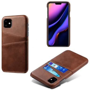 Retro-kuori hedelmäpeleillä Apple iPhone 11 (6.1 ")  - ruskea