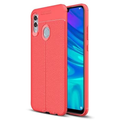 Nahkakuvioitu TPU kuori Huawei P Smart 2019 (POT-LX1)  - punainen