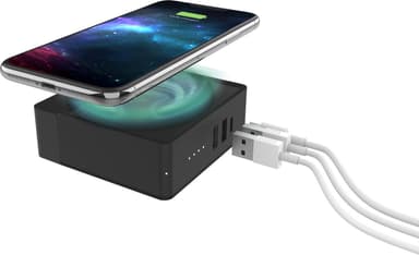 Mophie Global Powerstation Hub laturi (musta)