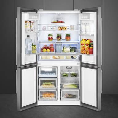 Smeg jääkaappipakastin ranskalaisilla ovilla FQ60XDAIF