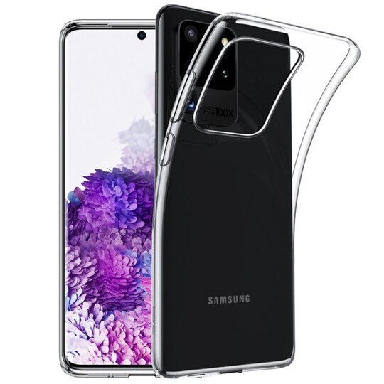 Silikonikotelo läpinäkyvä Samsung Galaxy S20 Ultra (SM-G988F)