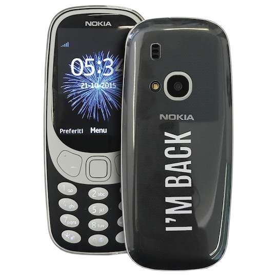 Puro 0.3 Nokia 3310 suojakuori (läpinäkyvä)