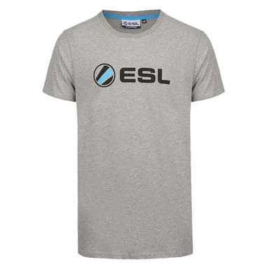 ESL t-paita (S) (vaaleanharmaa)