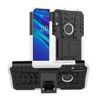 Iskunkestävä Suojakuori Huawei Y6 2019 (MRD-LX1)  - valkoinen