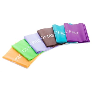 Gymstick Vastuskuminauha Exercise Band 2,5 m, Powerband & Mini Band Super Heavy 2,5 m