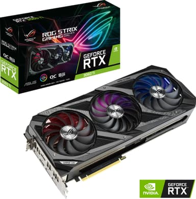 ASUS GeForce RTX 3060 Ti ROG Strix OC 8GB GDDR6 näytönohjain