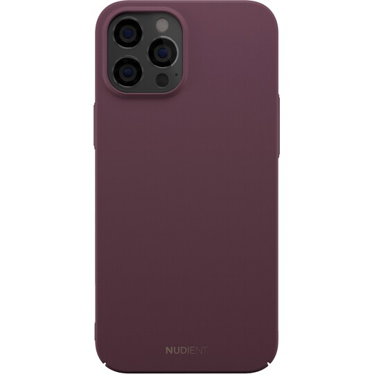 Nudient v2 iPhone 12 Pro Max suojakuori (sangrianpunainen)