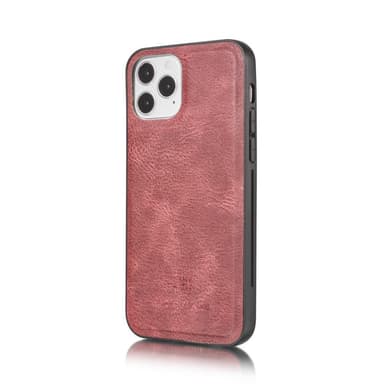 DG.MING iPhone 12 Pro Max tyylikäs lompakkokotelo - punainen