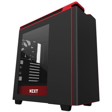 NZXT H440W 2017 PC-kotelo (musta/punainen/ikkuna)