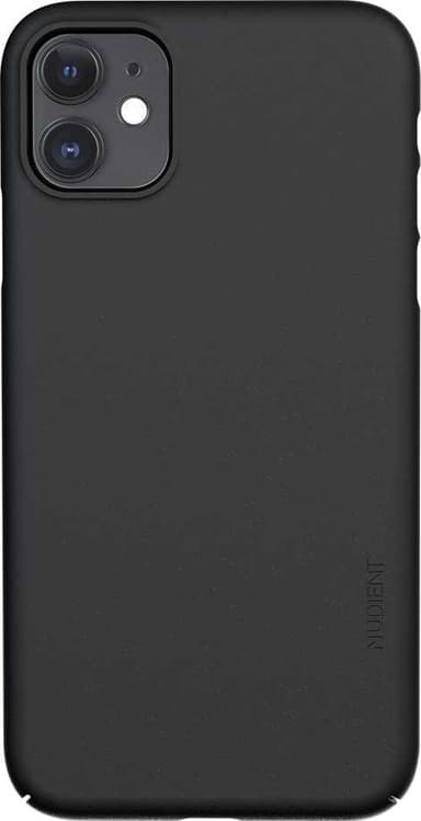 Nudient v3 iPhone 11 suojakuori (musta)