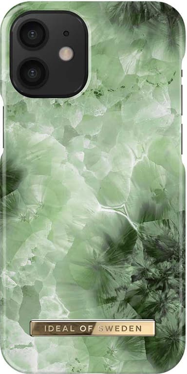 iDeal of Sweden iPhone 12 mini suojakuori (Crystal Green Sky)