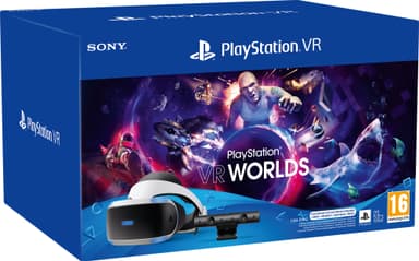 PlayStation VR MK5 pakkaus: PS VR -VR-lasit kameralla + 5 VR-peliä