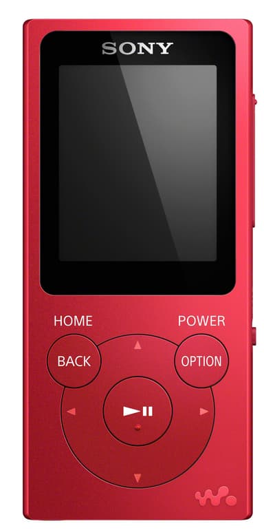 Sony Walkman MP3-soitin 8 GB NWZ-E394 (punainen)