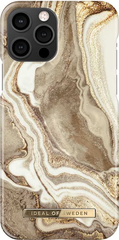 iDeal of Sweden iPhone 12/12 Pro suojakuori (Sand Marble)