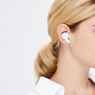 Sudio Ett täysin langattomat in-ear kuulokkeet (valkoinen)