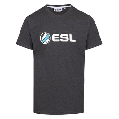 ESL t-paita (L) (tummanharmaa)