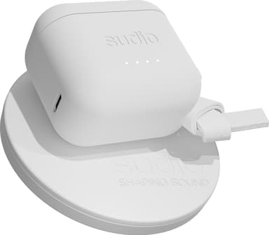 Sudio Ett täysin langattomat in-ear kuulokkeet (valkoinen)