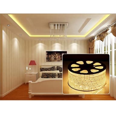 LED-nauhasarja 5 m RGB vedenpitävä - 60 LED per metri sis. virtalähteen ja