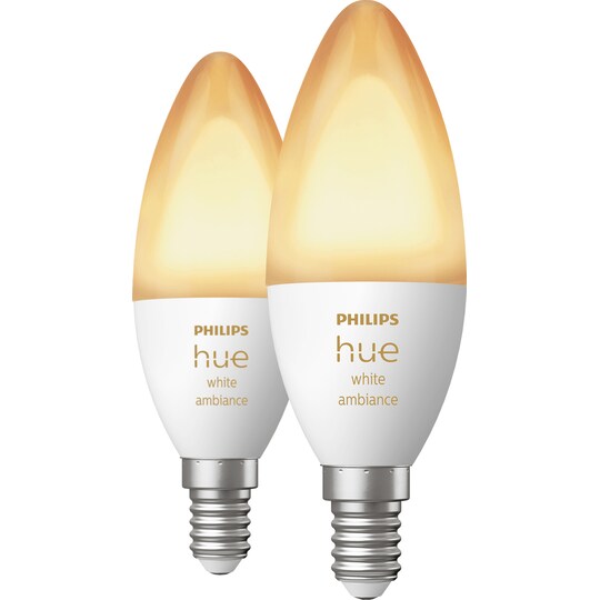 Philips Hue White Ambiance LED lamppu 40W E14 HUEWAE142PKBT