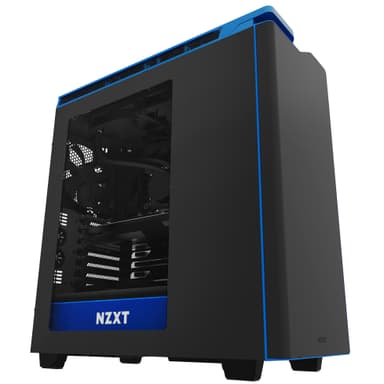 NZXT H440W 2017 PC-kotelo (musta/sininen/ikkuna)