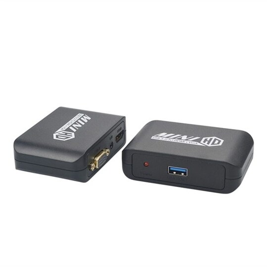 USB 3.0 - HDMI+VGA Sovitin
