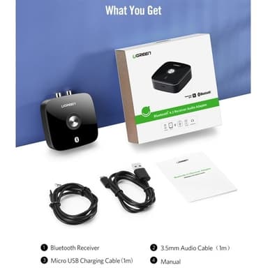 Langaton Bluetooth 4.2 Vastaanotin