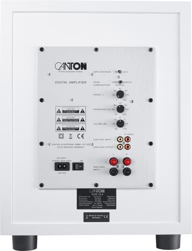 Canton SUB 10.4 aktiivinen subwoofer (valkoinen)