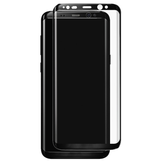 Panzer Curved glass Galaxy S8 näytönsuoja (musta)