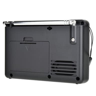 K-603-kannettava FM / AM / SW Stereoradio, jossa Bluetooth ja TF-kortti, musta