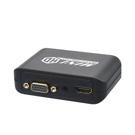 USB 3.0 - HDMI+VGA Sovitin