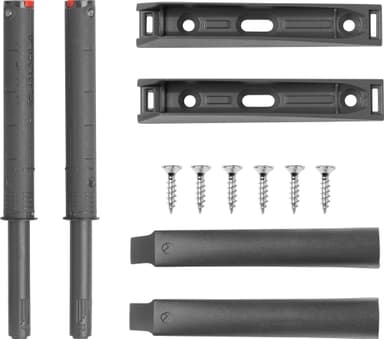 Epoq Push Opener avaaja raskaalle kaapinovelle 37mm (harmaa) 2 kpl