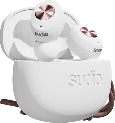 Sudio Tolv täysin langattomat in-ear kuulokkeet (valkoinen)