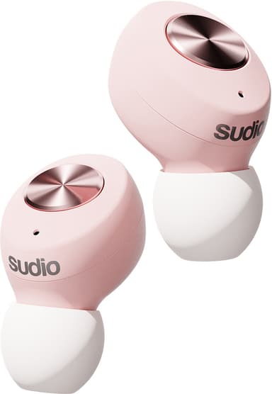 Sudio Tolv täysin langattomat in-ear kuulokkeet (vaaleanpunainen)
