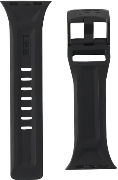 UAG Scout Apple Watch 38/40mm silikoniranneke (musta)
