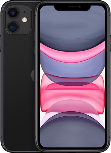 iPhone 11 älypuhelin 64 GB (musta)