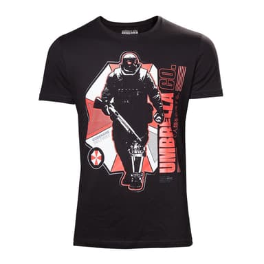 Resident Evil Umbrella Co Soldier t-paita (musta) (XXL)