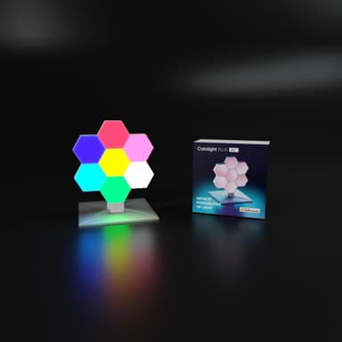 LifeSmart Cololight Plus RGB LED paneeli aloituspakkaus LS167A7 (7kpl)