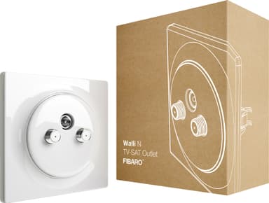 Fibaro Walli N TV-SAT pistorasia 3300972