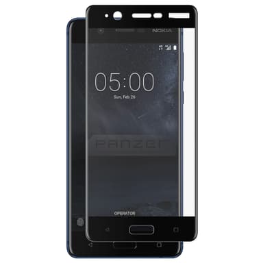 Panzer Curved glass Nokia 5 näytönsuoja (musta)