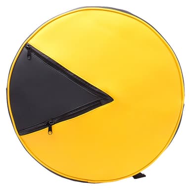 Pac-Man reppu (keltainen/musta)