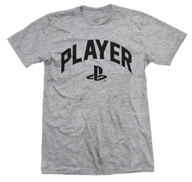 PlayStation t-paita - logo (harmaa, M)