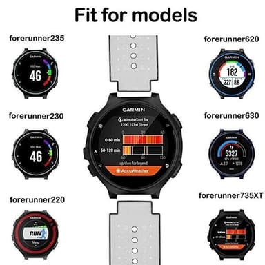 Kaksivärinen ranneke Garmin Forerunner 230 / 235 / 620 / 630 / 735XT