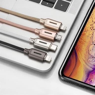 Latauskaapeli USB-C / Tyyppi-C -Valkoinen